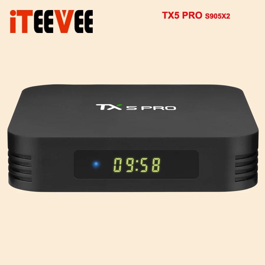 

tanix TX5 PRO 4GB 32GB 2.4G WiFi 100M LAN Bluetooth Android 8.1 TV Box Amlogic S905X2 Quad Core 4K HD Smart Box TX5 MAX TANIX