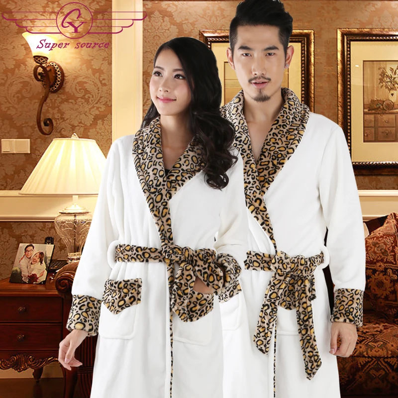 Buy Male winter thickening robe long design male