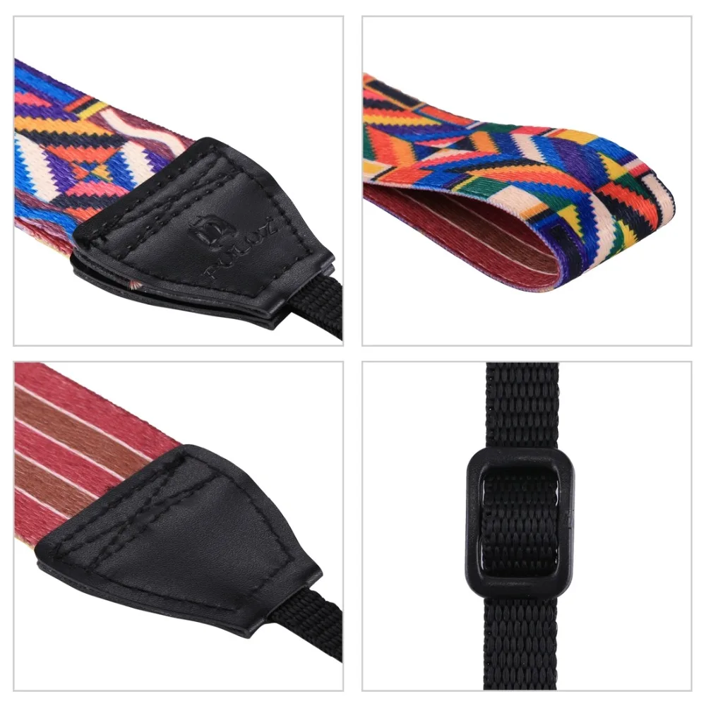 PULUZ Dslr Strap Retro Ethnic Style Multi-color Shoulder Neck Strap Camera Strap Belt For Nikon/Canon/Sony/Panasonic SLR / DSLR