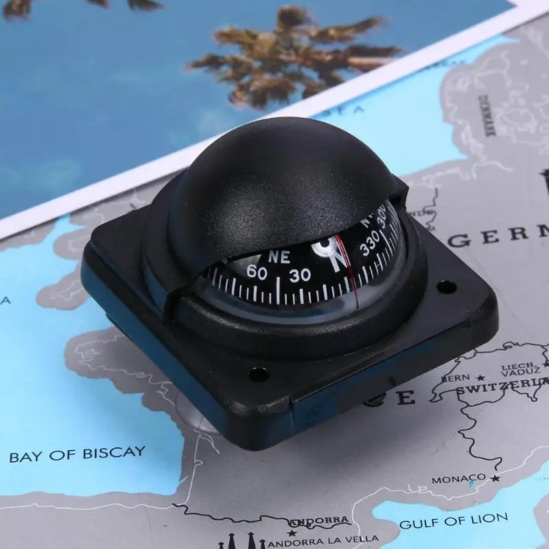 

Adjustable Car Compass Navigation Car Dashboard Compass Cycling Hiking Direction Pointing Guide Ball for Outdoor Car Boat Truck