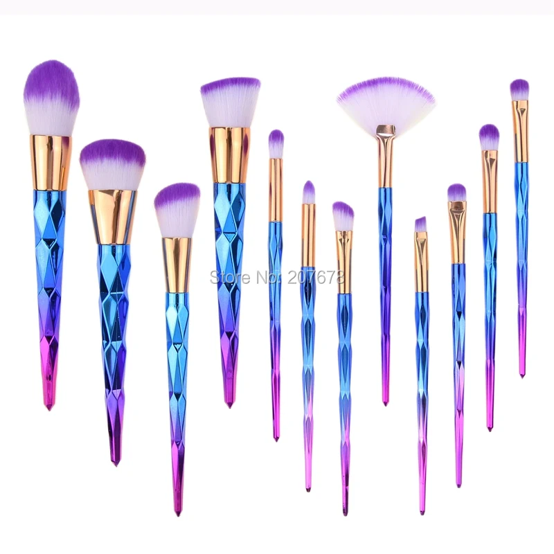 

12 Pcs Set Professional Makeup Brushes Set Maquiagem Make Up Blush Brushes Foundation Contour Eyeshadow make-up Makeup Brush Kit