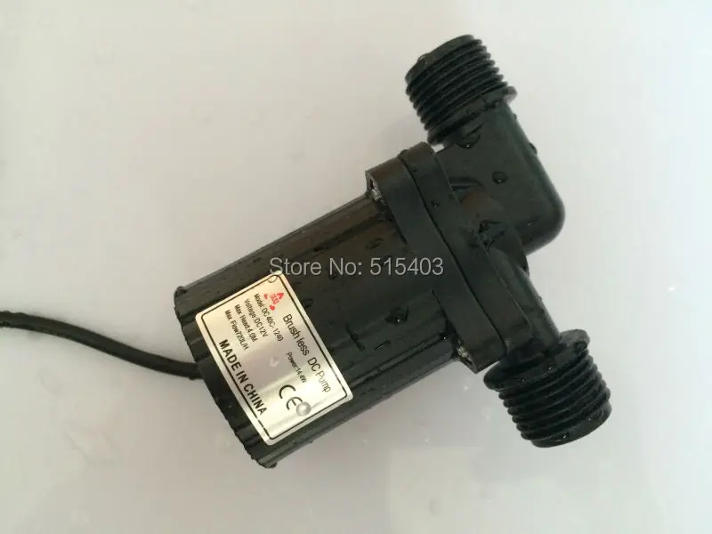 

2pcs 12V DC Pump Mini Water Pump DC40C-1240 720LPH, 4M Brushless, Magnetic Drive Centrifugal Submersible Water Pump