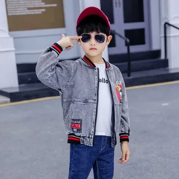 

Anlencool 2020 New spring baby children's clothing Fashion cartoon boy denim jacket Korean casual jacket 4-12Y children's coat