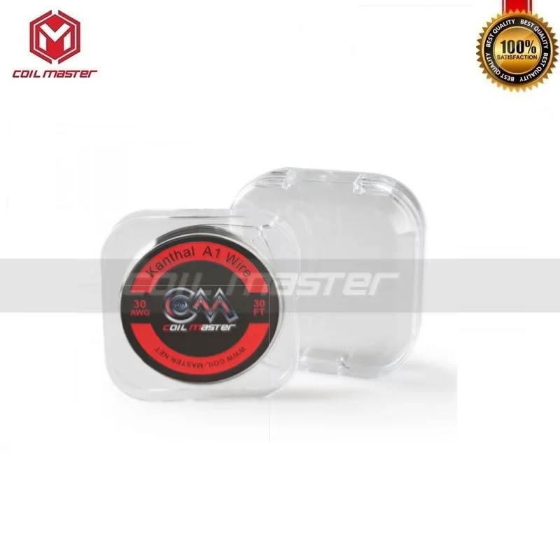 Оригинальная катушка Master SS316L 22/24/26/28/30ga CoilMaster A1 проволока 30 футов восстановленная