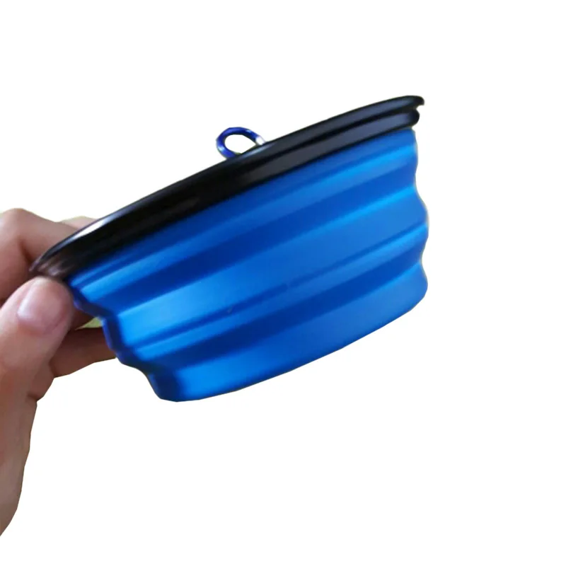 New Portable Silicone Pet Feeder Collapsible Car Carry Pet Bowls Food Water Feeding Dog Cat Outdoor Travel food Bowls Container9