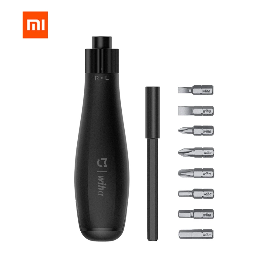 Оригинальный xiaomi mijia Wiha 8 в 1 трещотка отвертка для дома высокоточные картриджи