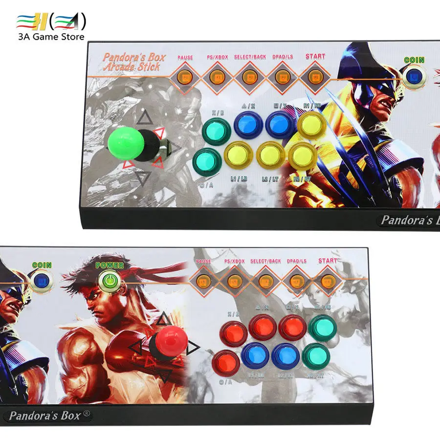 Pandora Box 6 1300 in 1 arcade joystick controller 8 Button led light 2 players Console can add 3000 games usb joystick for pc Pandora Box 6 1300 in 1 arcade joystick controller 8 Button led light 2 players Console can add 3000 games usb joystick for pc