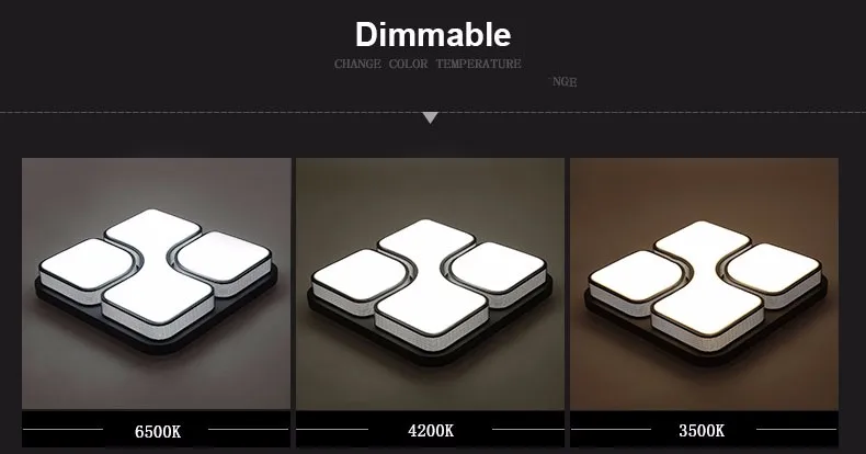 Plafoniere Quadrate Moderne : Moderne deckenleuchte lamparas de techo plafoniere lampara