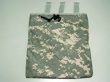Large Capacity Military Tactical Airsoft Paintball Hunting Folding Mag Recovery Dump Pouch W/ Molle Belt Loop