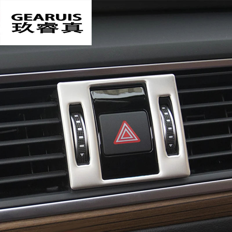 Us 6 97 7 Off Car Styling Dashboard Warning Light Decorative Frame Cover Sticker Trim For Audi A6 C7 Interior Auto Accessories Stainless Steel In