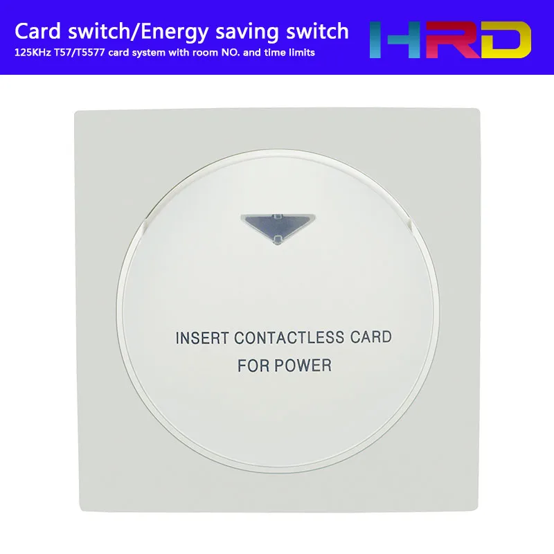 Белый серебристый золотой круглая форма rfid карта переключатель 86*86 180 ~ 220 В 30A