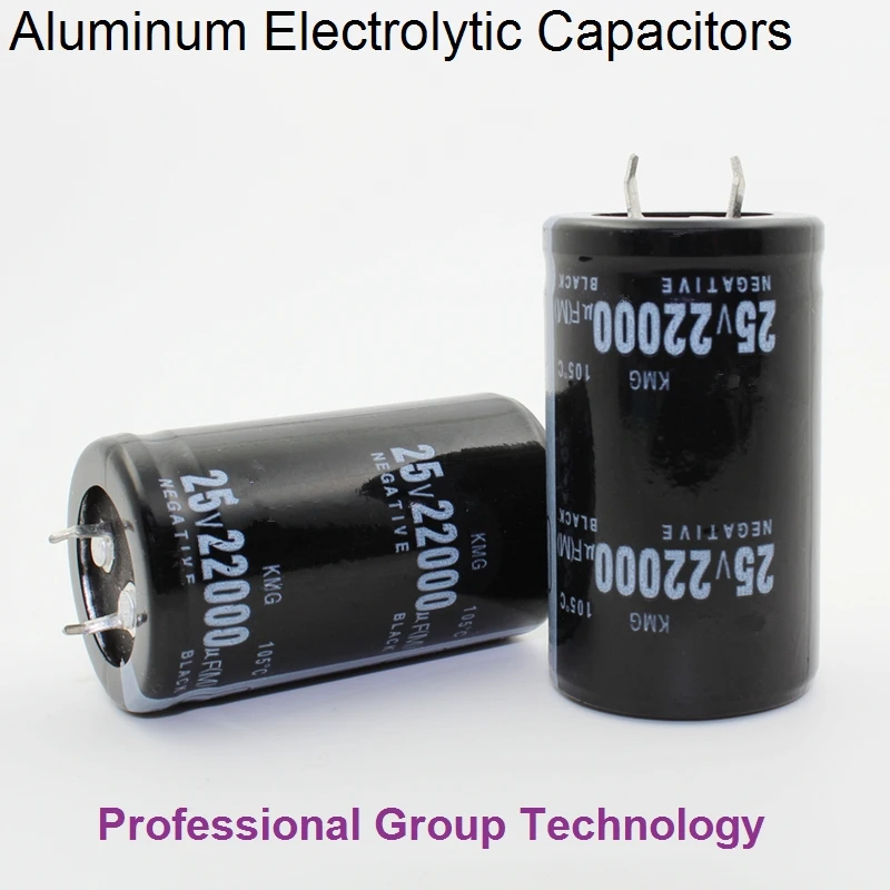 2 шт. AT333 хорошее качество 25v22000uf радиальный DIP Алюминий электролитические конденсаторы 25 В 22000 мкФ толерантность 20% размер 30x50 мм