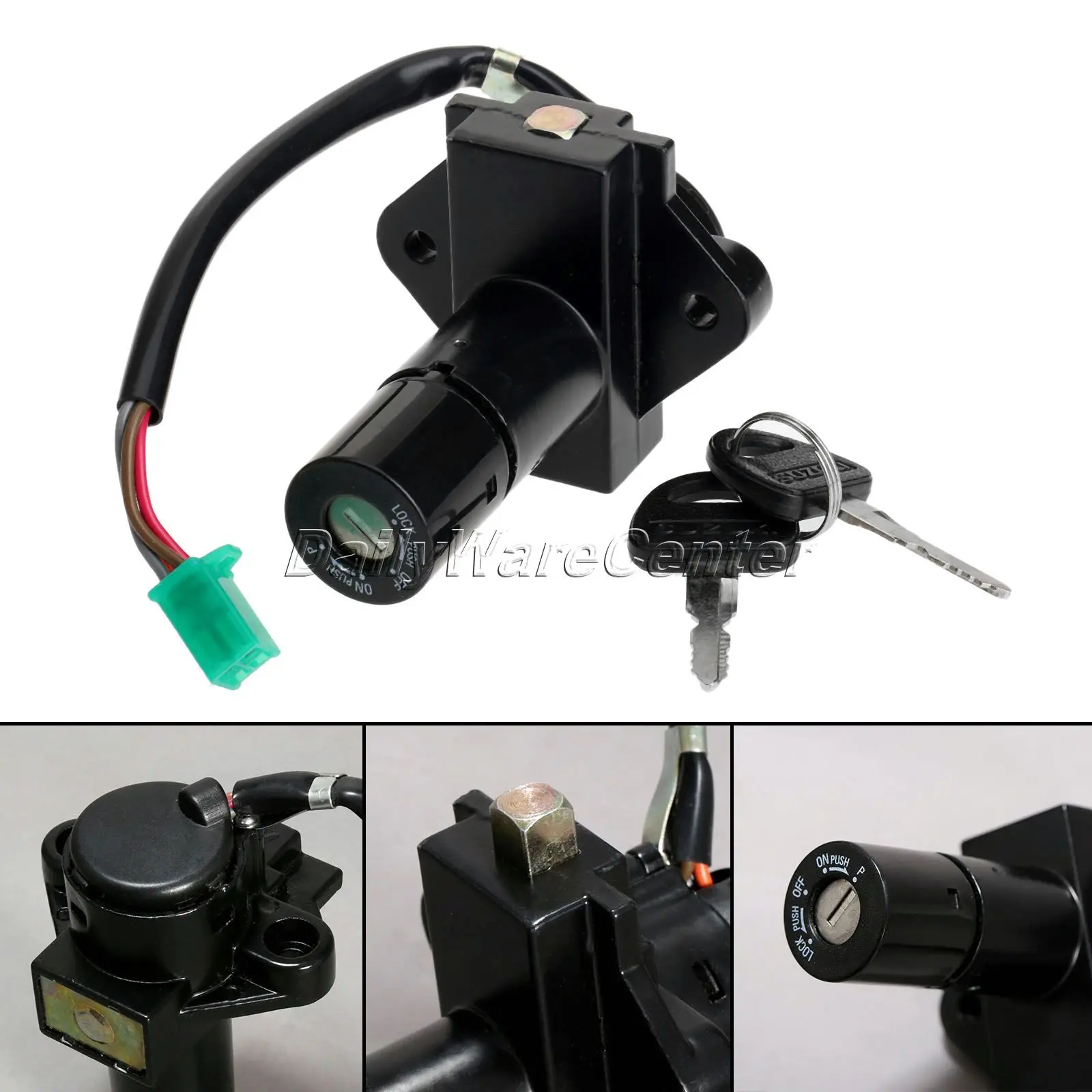 Aluminum Motorcycle Ignition Key Switch Lock for Suzuki GS 1000 1100