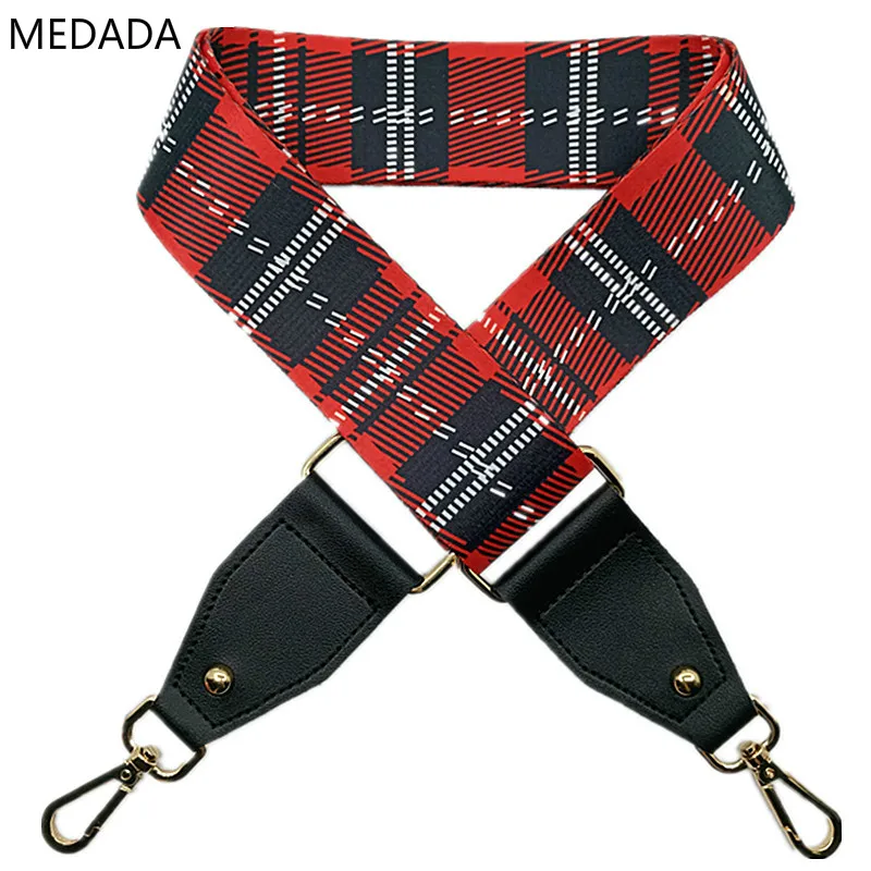

MEDADA Bag Shoulder Belt Nylon New Colour-Coloured Inclined Bag Belt For Handbag Shoulder Bag Parts Accessories