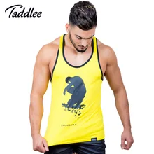 Бренд Taddlee, 5 шт. в упаковке, мужские майки, футболка без рукавов, Мужская Нижняя майка, бодибилдинг, хлопок, для тренажерного зала, мускулистые, для фитнеса, Стрингер