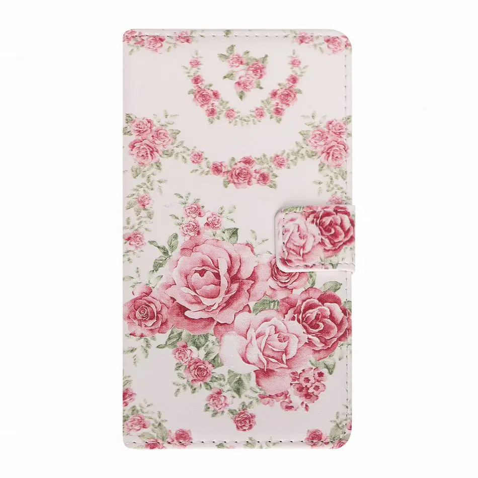 Pink Rose Чехлы со слотами для карт с цветной рамкой Одуванчик для iPhone 8, 7 Plus, 6, 6 S, 5, 5S, SE, 6s Plus, 7 Plus, чехлы с подставкой, флип-чехол, Fundas P10Z - Цвет: Pink Rose