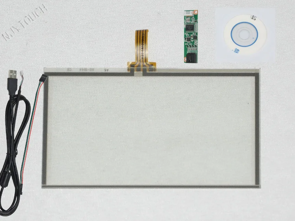 4 Wire Touch Screen Panel Digitizer 104x65mm with USB Controller kit