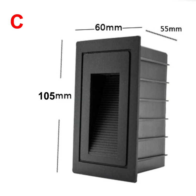 Водонепроницаемый 3 Вт 5 Вт светодиодный ступенчатый светильник IP65 Алюминиевый встроенный лестничный угловой светильник для помещений и улицы встраиваемый настенный лестничный светильник