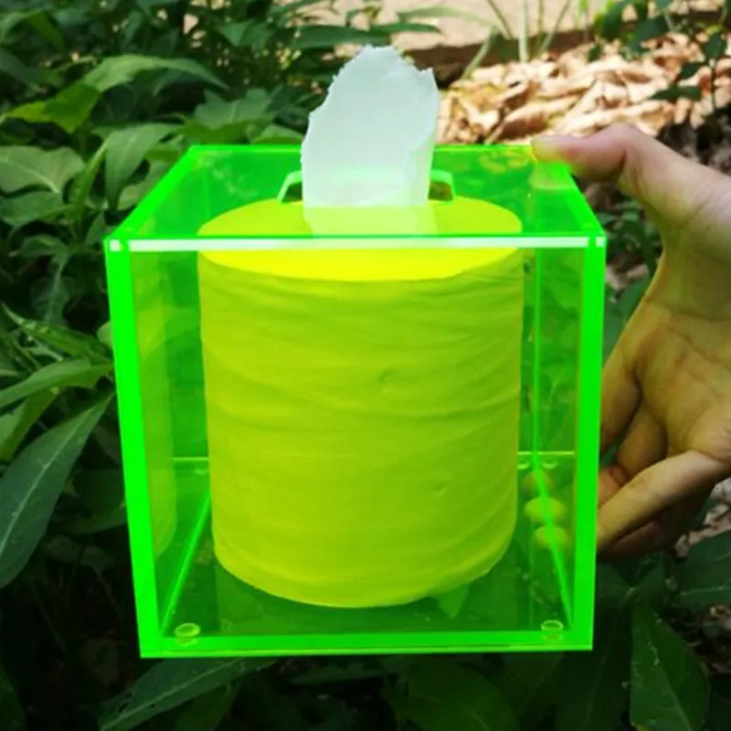 Acrylic Tissue Box tecidos porta guardanapo Waterproof  (2)