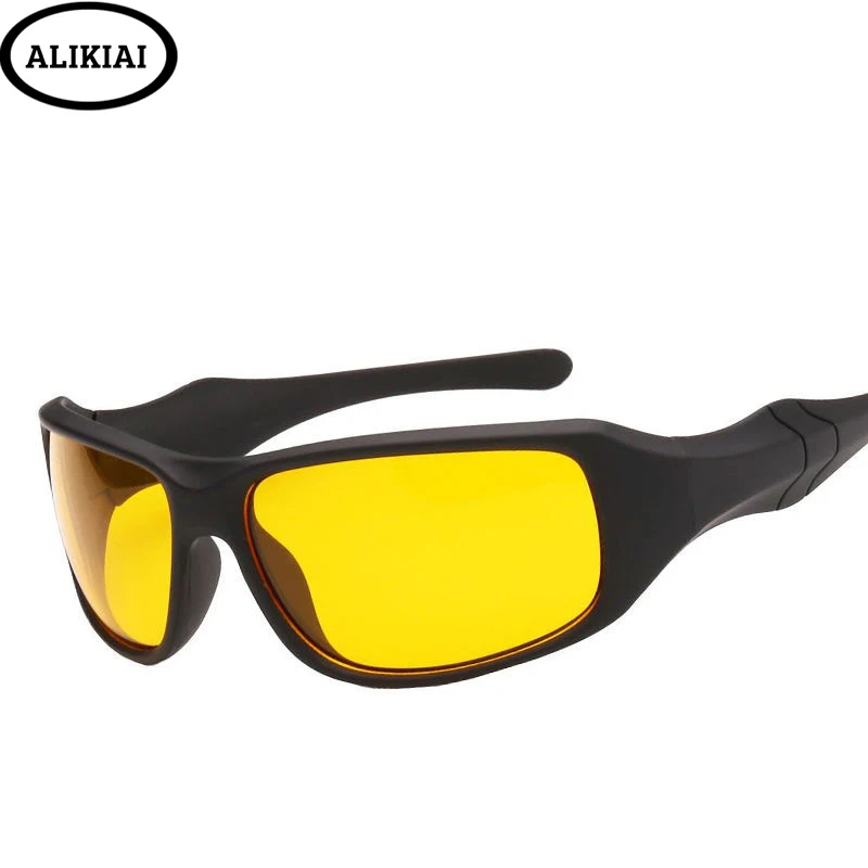 

ALIKIAI Brand HD Hot-Sale-Night-Driving-glasses-Anti-Glare-Glasses-For-Safety-Driving-Sunglasses-Yellow-Lens