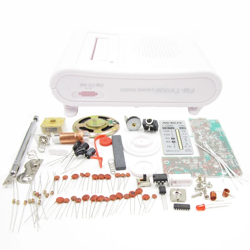 AM FM Radio Kit Parts CF210SP Suite For Ham Electronic Lover Assemble DIY Electronic Production Suite