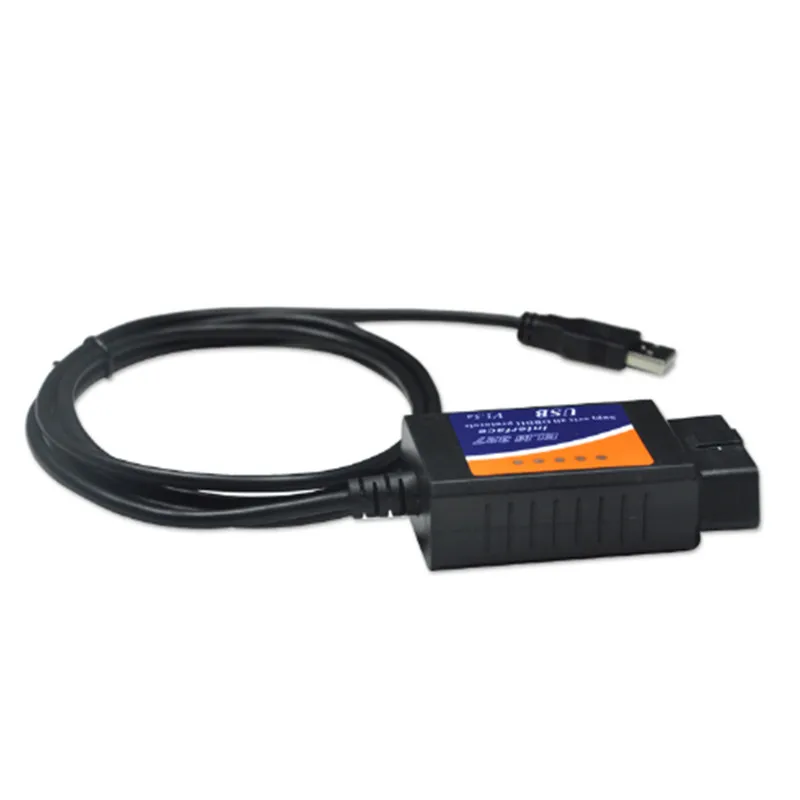 ELM327 Usb интерфейс, OBDII ELM 327 Scanner V1.5 автомобильный диагностический кабель