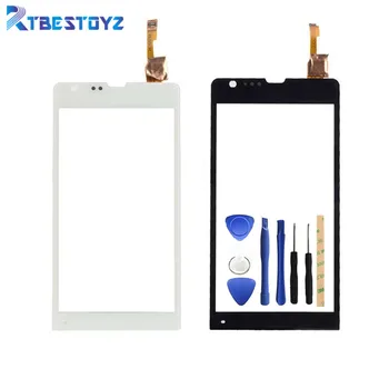 

RTBESTOYZ 4.6inch 3M Sticker+Repair Tools Touch Screen For Sony Xperia SP M35h C5302 C5303 Glass Capacitive Sensor TouchScreen