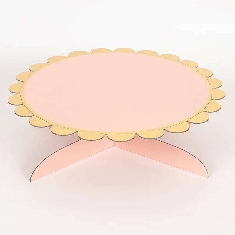 5 цветов круглая подставка для выпекчки пирога формы для свадебного торта подставка для торта аксессуары для вечерние украшения - Цвет: pink