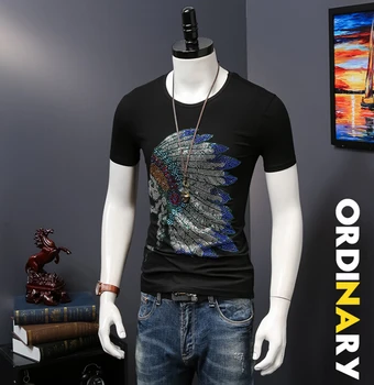 

cotton t shirts printing Men casual hot sale top tees MEN TSHIRT