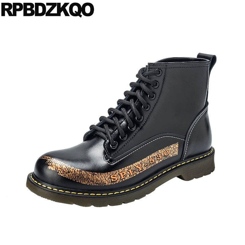 

Ankle Retro Combat Boots Lace Up Waterproof Booties Men Shoes Non Slip Fall Short Designer Military Black Army Vintage Burgundy