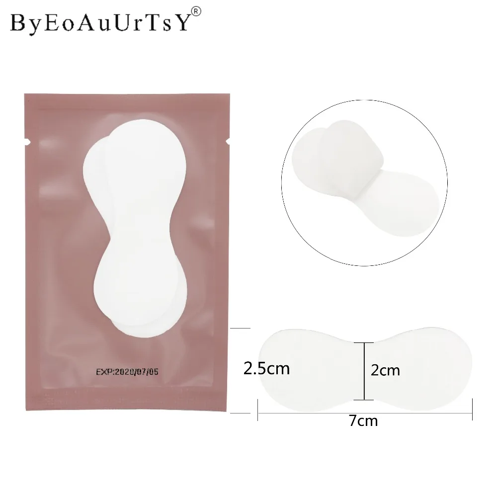 Women's Fashion New Paper Patches Eyelash Under Eye Pads Lash Eyelash Extension Hydrating Eye Tips Sticker Wraps Makeup Tools (10)