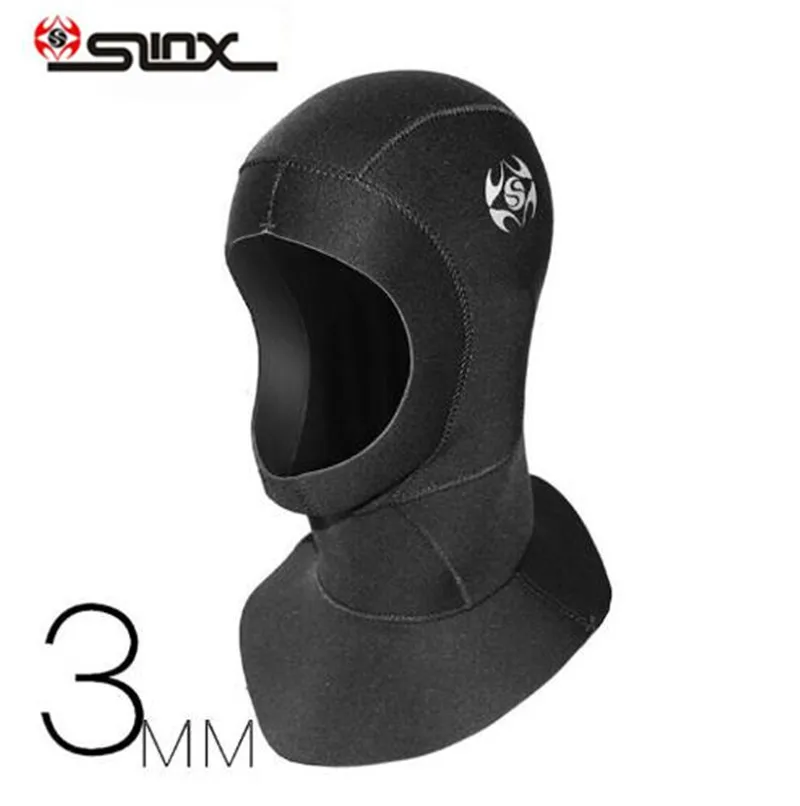 

SLINX 1131 3mm Neoprene Men Women Waterproof Warm Spearfishing Swimming Hood Cap Scuba Diving Snorkeling Neck Hat Full Face Mask