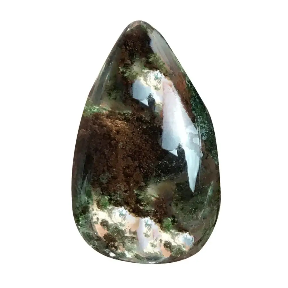 Кварцевый кристалл кулон Йога чакра рейки полированный исцелить камни естественное приведение, Фантом драгоценный камень с лечебным действием, образцы каменной подвески из минералов