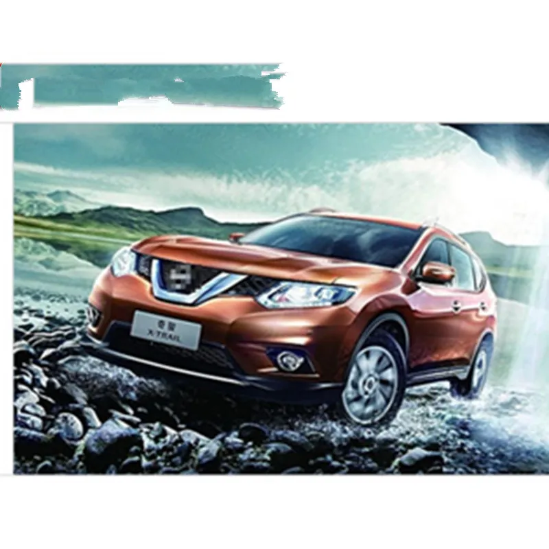 Для Nissan X-Trail T32 ворота Слот колодки Нескользящие чашки коврики противоскользящие двери паз коврик наклейка X Trail автомобильные аксессуары