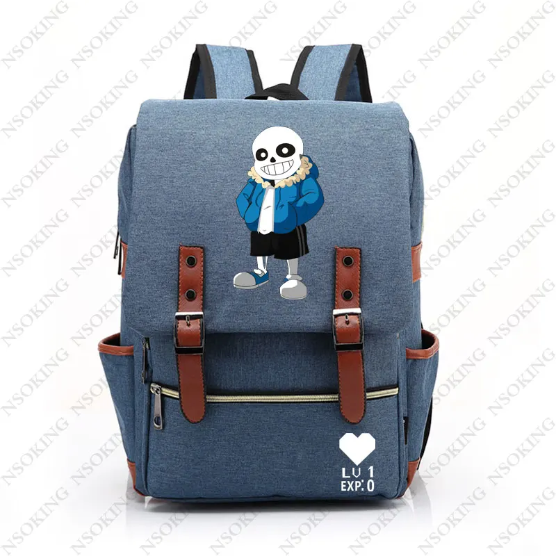 Undertale Mochila Novo jogo adolescentes Homens Mochilas