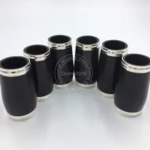 Grenadilla древесины Bb кларнет ствол дерева 63 мм и 65 мм с серебряным покрытием