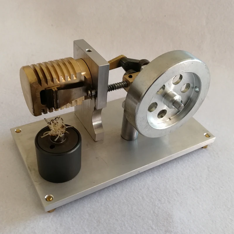 

Stirling Engine Model Fittings Suction Engine Full Metal Generating Motor Motor Toy Steam Miniature