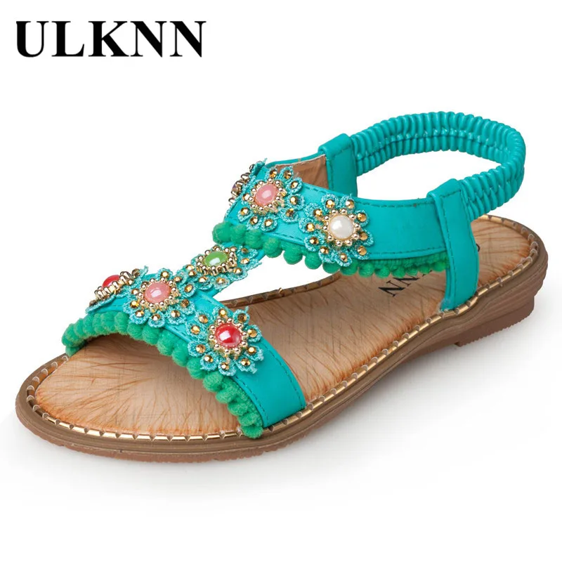 Aliexpress.com : Buy ULKNN Girls Sandals Children Shoes Flowers 2018 ...