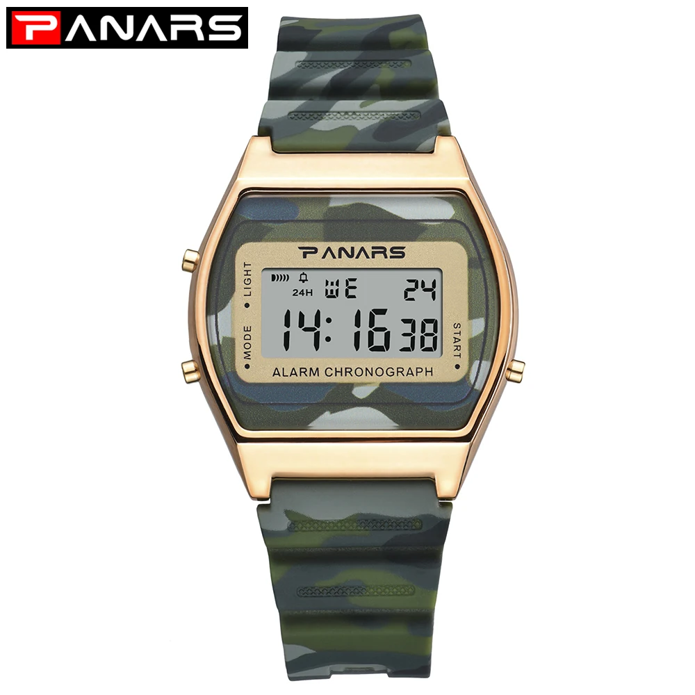 PANRAS цифровые часы мужские спортивные водонепроницаемые часы будильник мужской светодиодный дисплей наручные часы мужские s люксовый бренд часы модные мужские наручные часы