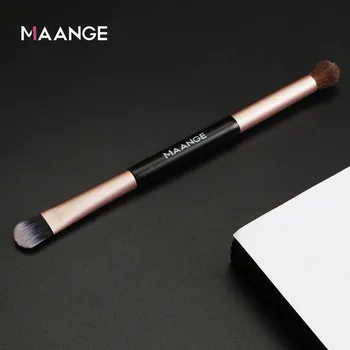 

Dual Head Wooden Foundation Cosmetic Eyebrow Eyeshadow Brush Makeup Brush 1PCS Cosmetic Tools Kit Eyeshadow Lip BrushF6.19