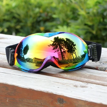

Men Women Snow Snowboard Goggles Ski Goggles Double Layers UV400 Anti-fog Big Ski Mask Glasses Skiing