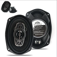 2pcs 4ohm 6*9 Automobile Speaker Automotive Audio Car Coaxial Speaker with Bass & Tweeter Music Auto Loudspeaker
