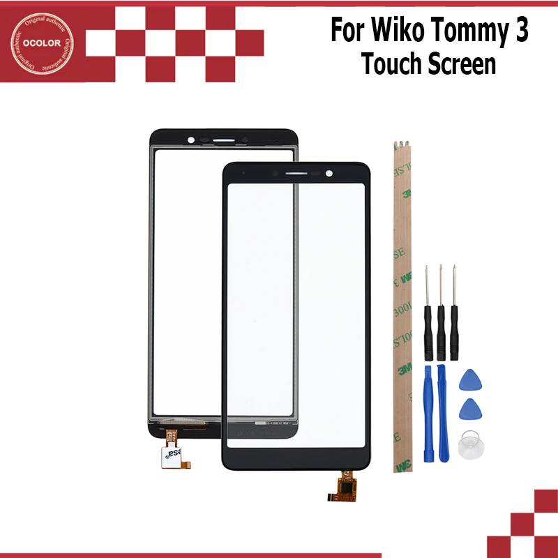 

ocolor For Wiko Tommy 3 Touch Panel Touch Screen Digitizer Sensor Replacement For Wiko Tommy 3 Mobile Phone Accessories +Tools