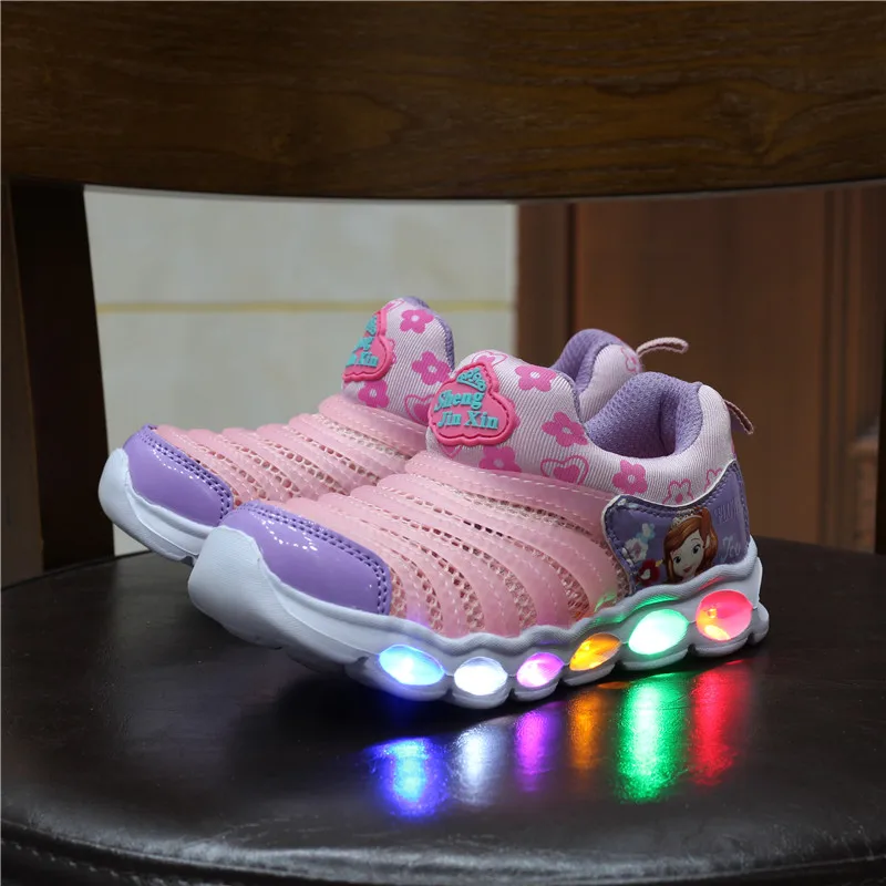 girls led trainers