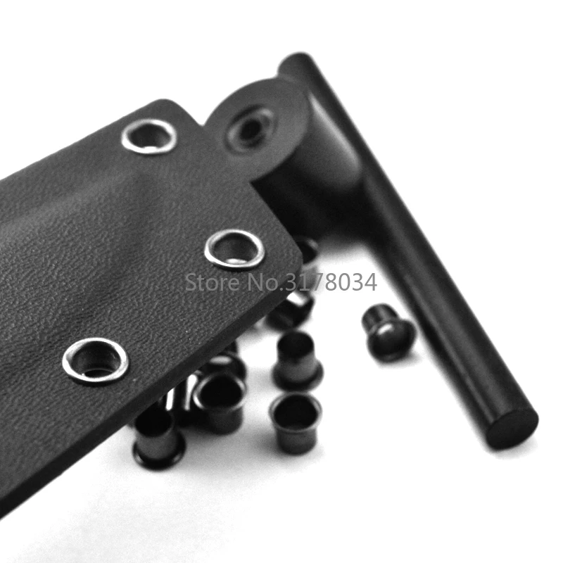 

1set tools + 100pcs rivets Kydex eyelets Holster Copper Nail Installation Tools
