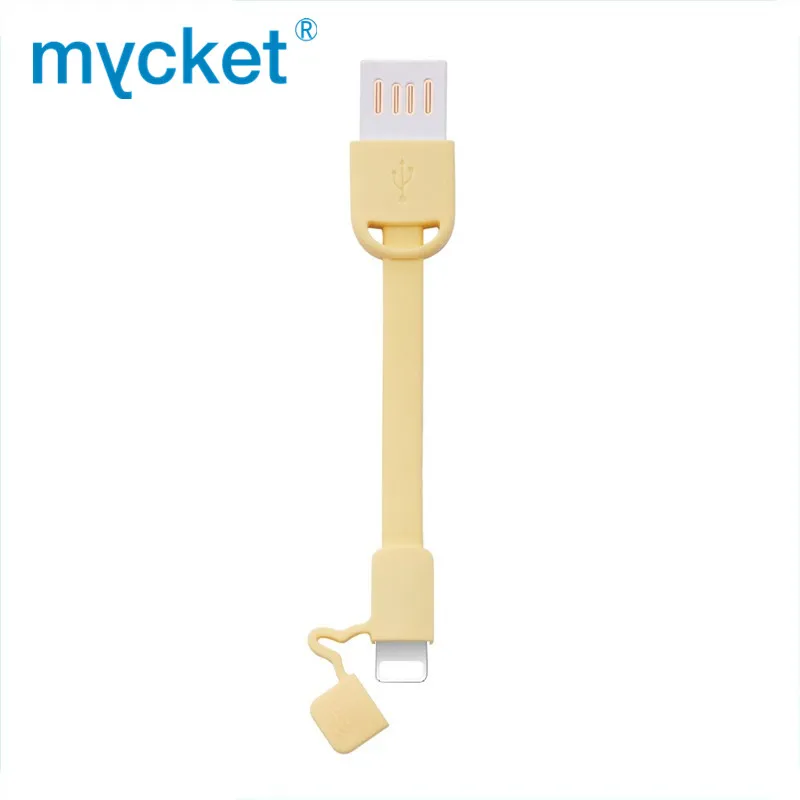 MYCKET мини брелок 3A USB кабель для быстрой зарядки синхронизации данных IPhone X 8 6 7 6s plus