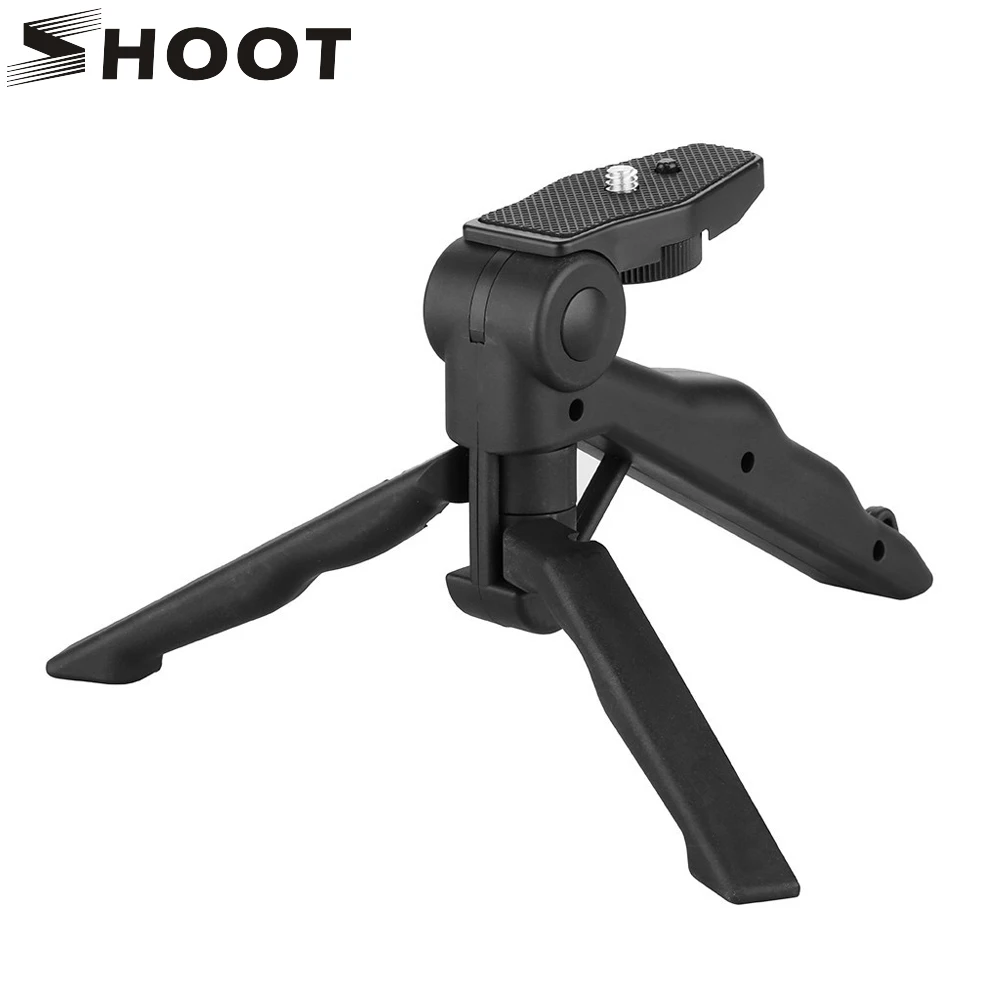 SHOOT Lightweight font b Tripod b font For GoPro Hero 5 4 3 3 SJCAM SJ4000