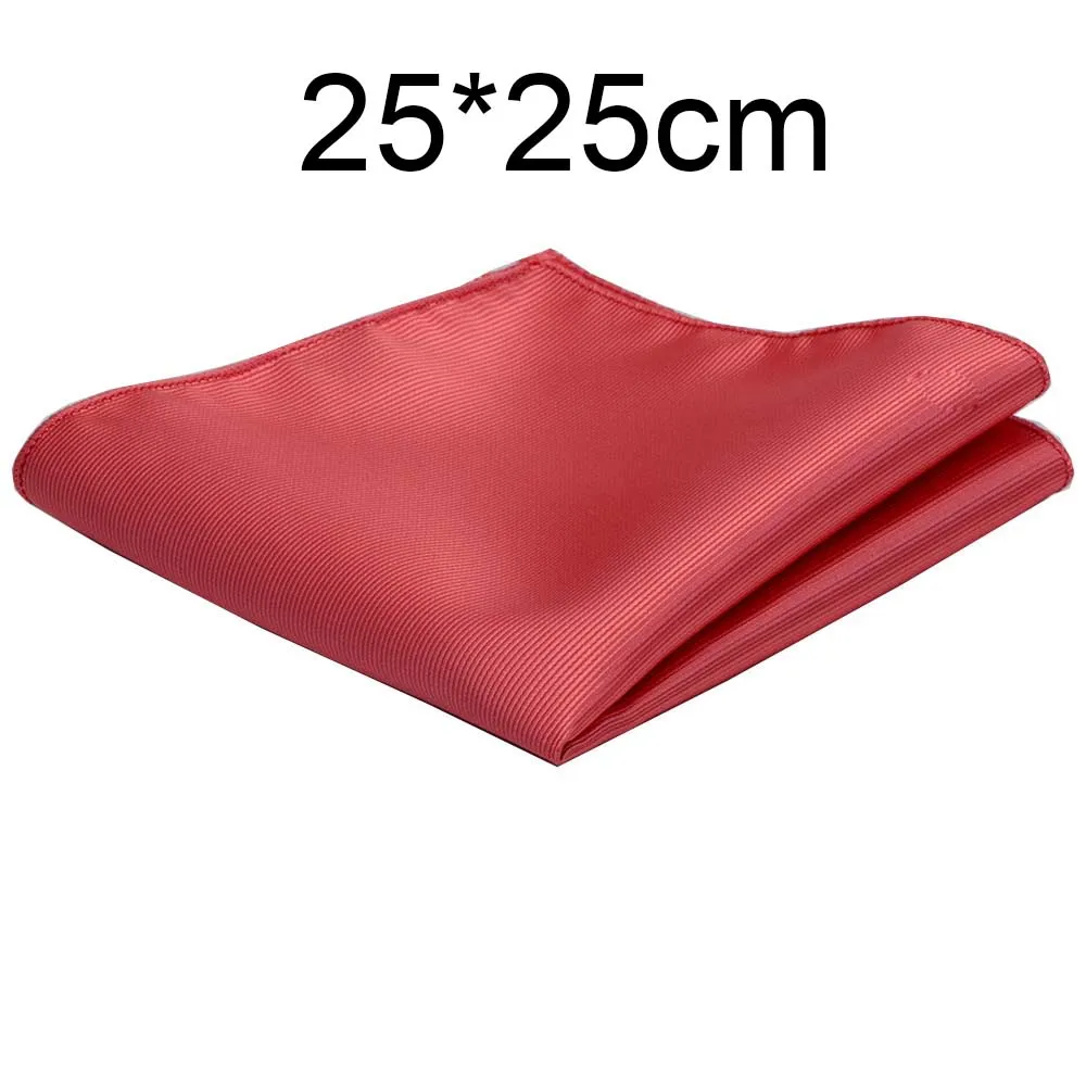 Gusleson классический Для мужчин, носовой платок человек красный темно-жаккардовый шелк платок 25*25 см для Бизнес Свадебные