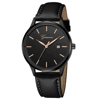 

Relogio Masculino Military Men's Fashion Simple Sport Stainless Steel Case Leather Band Quartz Analog Wrist Watch erkek saat