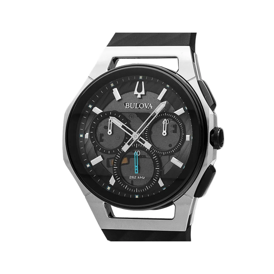 Наручные часы Bulova 98A161 мужские с кварцевым хронографом на пластиковом